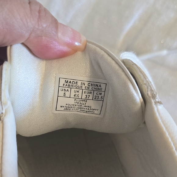 Michael Kors White Sneakers with Metallic Logo - Picture 9 of 9